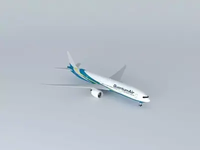 QuantumAir Boeing 777-300ER Free 3D model