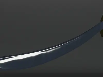 Sabel Free low-poly 3D model