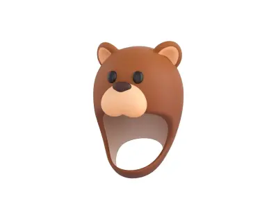 Prop070 Bear Hat 3D model