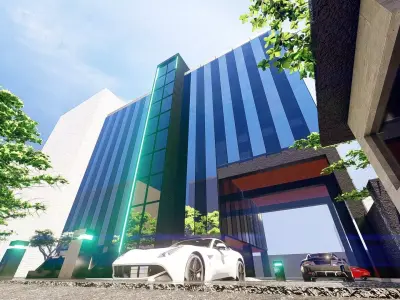 Uruguayan building 3D model