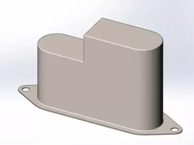 Citroen C3 Rally2 Brake Fluid Reservoir Cover 3D model