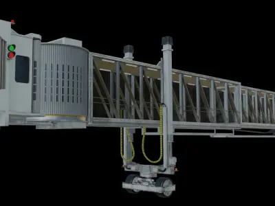 Jetway for MSFS Xplane and flight simulator Low-poly 3D model