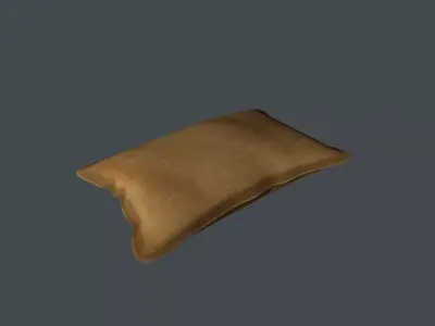 Sand Bag Low-poly 3D model