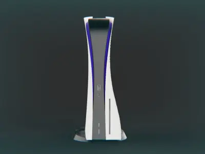  Sony Play Station 5 PBR 3D model
