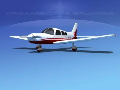 Piper PA-28 V08 3D model