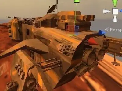 Planetary ship Strategy Bomber D-10A8 3D model