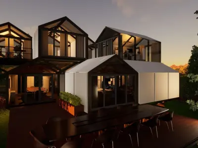 Modular Home Free 3D model