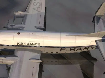 Breguet 763 Deux-Ponts 3D model