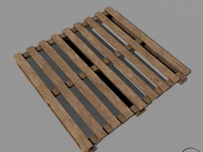 Pallet Pack Low-poly 3D model