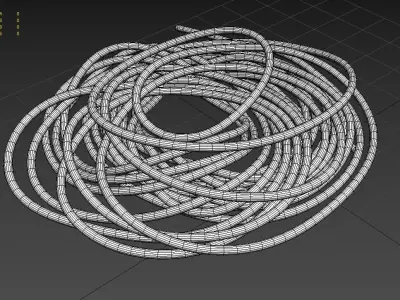 Garden Hose M03 Low-poly 3D model