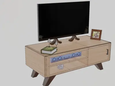 TV unit  Free 3D model