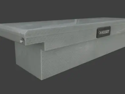 HUSKY TOOLBOX BRIGHT ALUMINUM 3D model