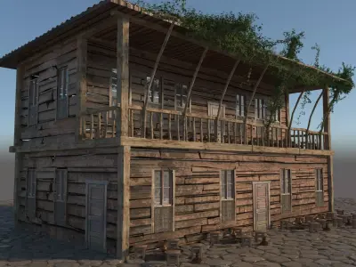 Wooden Structure 3D model