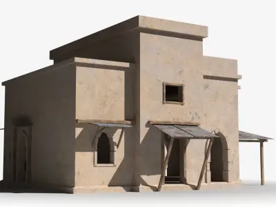 Arab x9 Low-poly 3D model