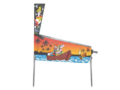 Pinball lowpoly Fish Quest Low-poly 3D model