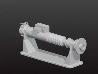 Lightsaber Luke Skywalker 28 cm lenght - Commercial License 3D print model