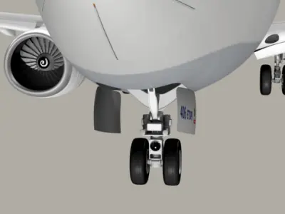 Boeing 737-900 Continental Airlines 3D model