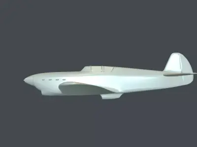 Yak-1 fighter model for 3D-printing 3D print model