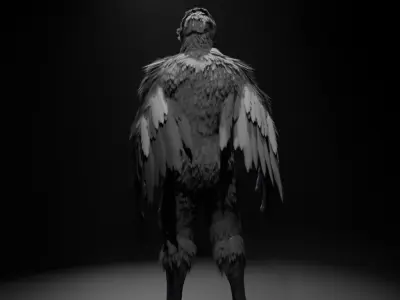 Opium Bird Free Rigged 3D Model Free 3D model