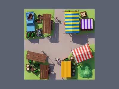 land 67A Low-poly 3D model