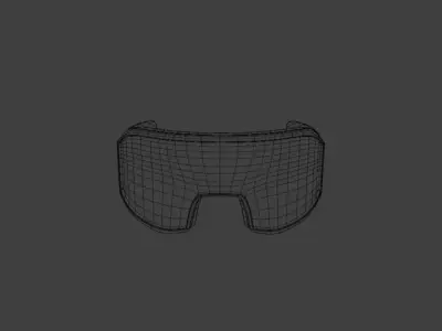 Goggles Low-poly 3D model