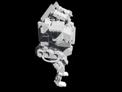 Sci fi Concept Art Robot 3d model 3D model