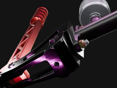 Vertical Drift Handbrake inspired by Wilwood 3D model
