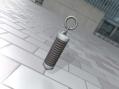 Electricity Poles Insulator 5 - Object 076 Low-poly 3D model