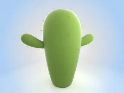 Cactus 3D model