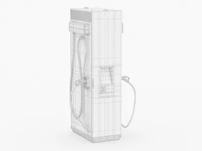 Evbox Troniq High Power Electric Vehicle Charging Station 3D model
