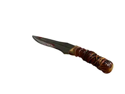 Fantasy Tribal Combat Knife Low-poly 3D model