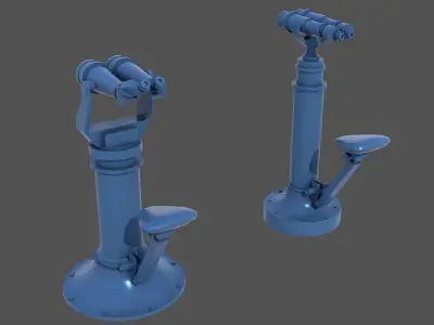 Yamato Binoculars - Commercial license - 1-100 scale 3D print model