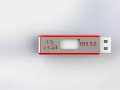 Pen Drive Free 3D model