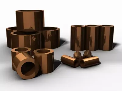 Cyl Bushing Ipart Factory Free 3D model