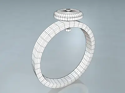 Rusted Hardware Tool Ring 3D model