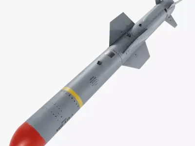 AGM-84-D Harpoon Missile Low-poly 3D model