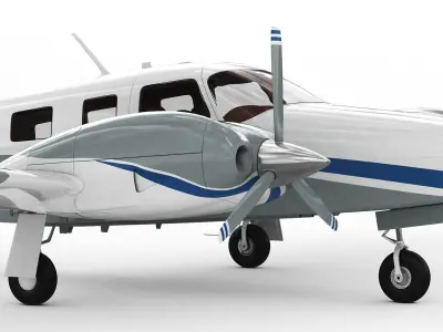Piper PA-34 Seneca V 3D model
