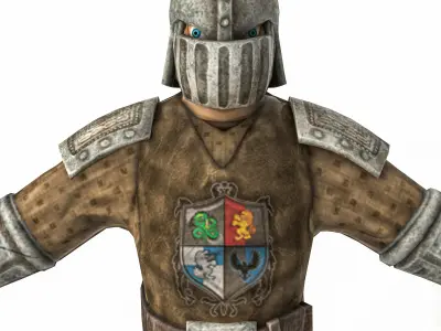 CASTEL GUARD Low-poly 3D model