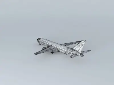Alitalia Boeing 767 300 Free 3D model