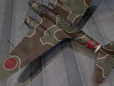 Mitsubishi Ki-21-1A Sally 3D model