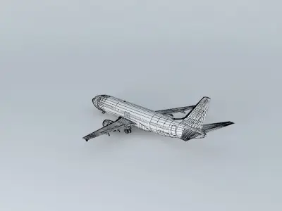 AlbaStar Airlines Boeing 737 400 Free 3D model