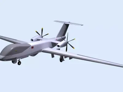 MALE RPAS 3D model