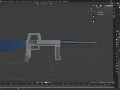 Weapons Low Poly Assetpack Free 3D model