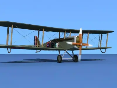 Airco DH-4 V03 USASC 3D model