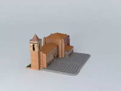 Parroquia Nuestra Señora de los Olmos, Torre de Juan Abad Free 3D model