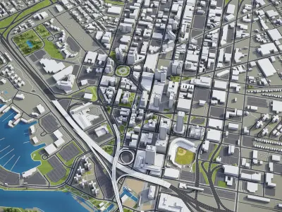 Buffalo Low-poly 3D model