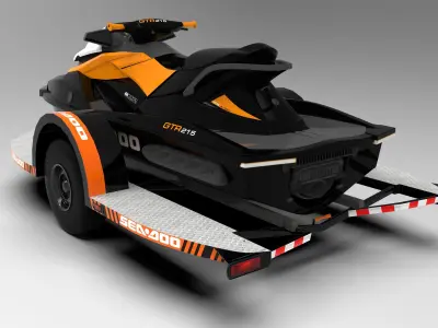 Sea-Doo GTR 215 3D model