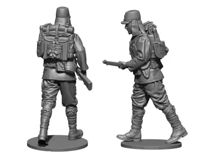 Japan soldier ww2 3D print model