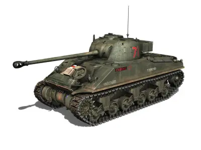 Sherman MK VC Firefly - Carole 3D model
