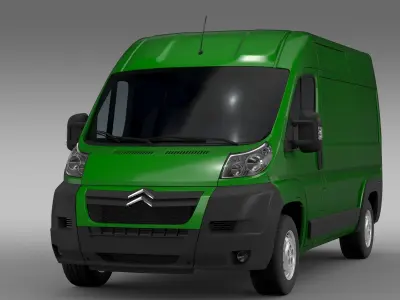 Citroen Relay Van L2H2 2006-2014 3D model